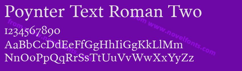 Poynter Text Roman TwoPreview