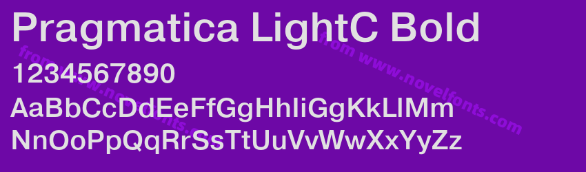 Pragmatica LightC BoldPreview