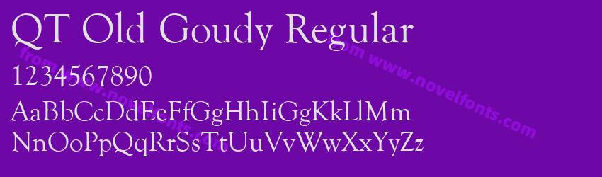 QT Old Goudy RegularPreview