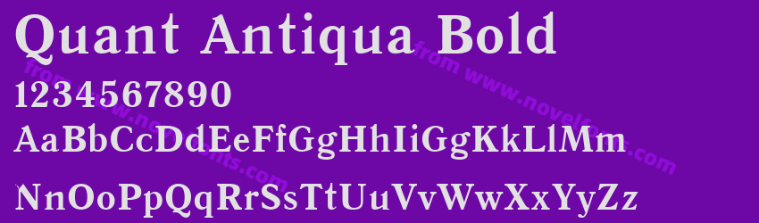 Quant Antiqua BoldPreview