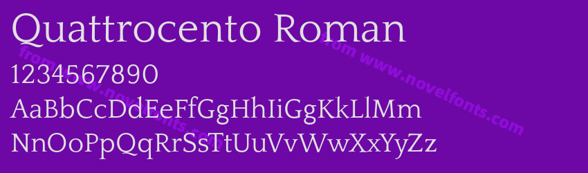 Quattrocento RomanPreview