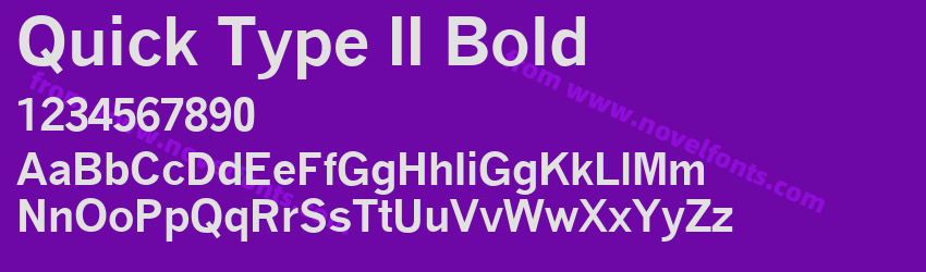 Quick Type II BoldPreview