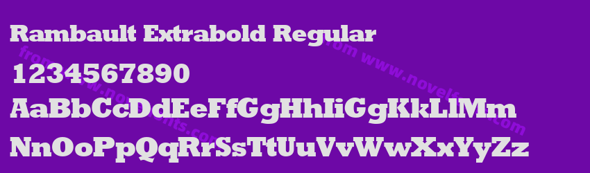 Rambault Extrabold RegularPreview