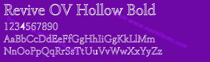 Revive OV Hollow BoldPreview