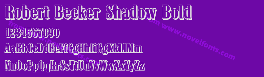 Robert Becker Shadow BoldPreview