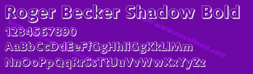 Roger Becker Shadow BoldPreview