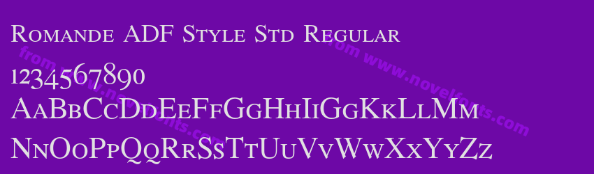 Romande ADF Style Std RegularPreview