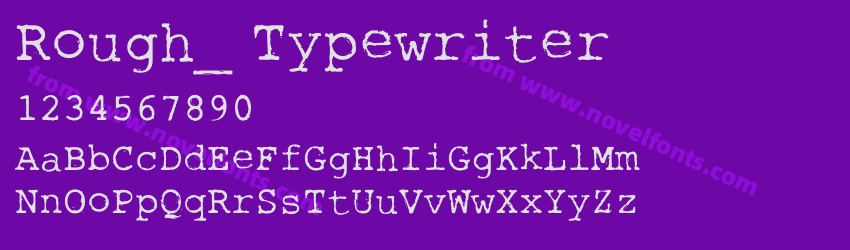 Rough_ TypewriterPreview