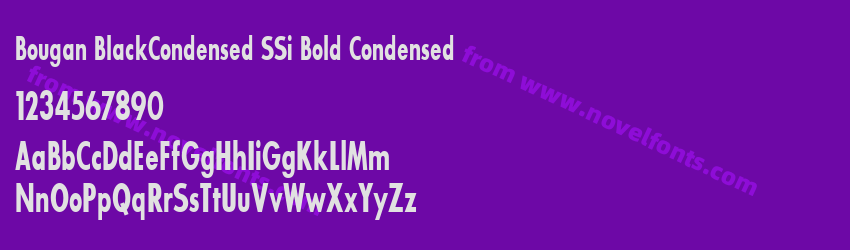 Bougan BlackCondensed SSi Bold CondensedPreview