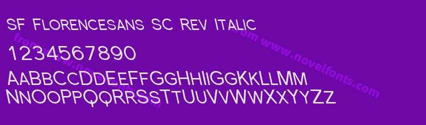 SF Florencesans SC Rev ItalicPreview