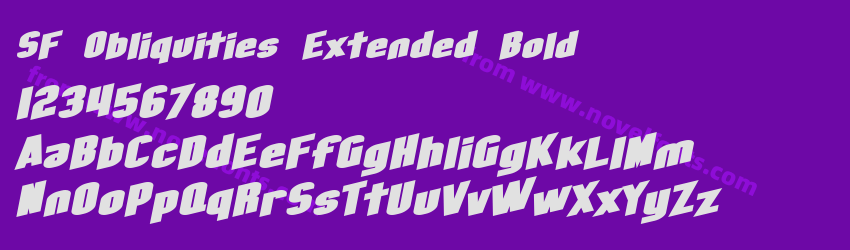 SF Obliquities Extended BoldPreview