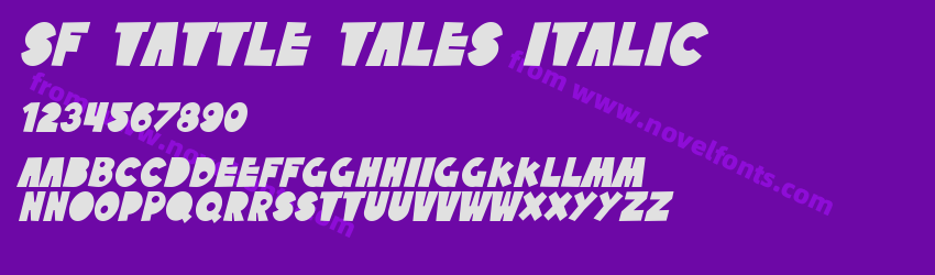 SF Tattle Tales ItalicPreview