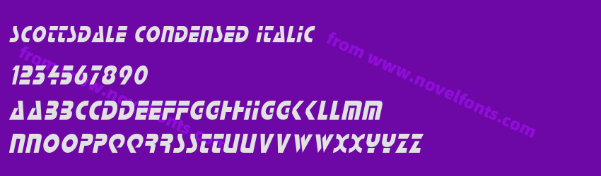 Scottsdale Condensed ItalicPreview