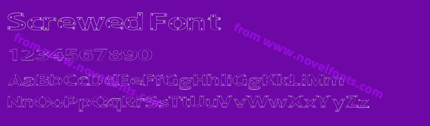 Screwed FontPreview