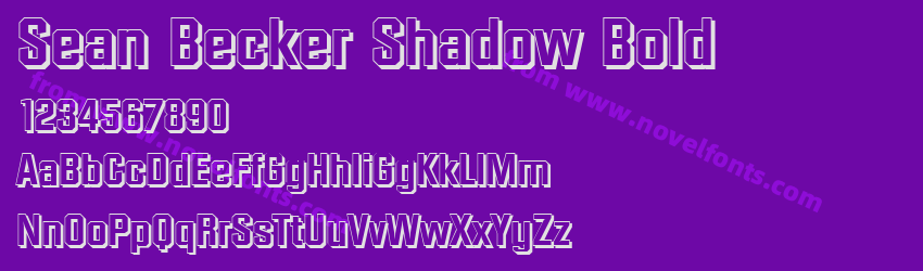 Sean Becker Shadow BoldPreview