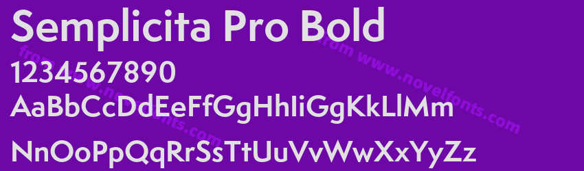 Semplicita Pro BoldPreview