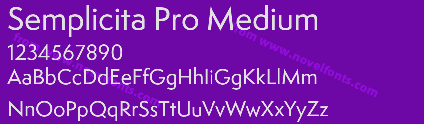 Semplicita Pro MediumPreview