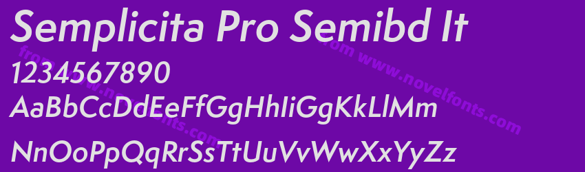 Semplicita Pro Semibd ItPreview