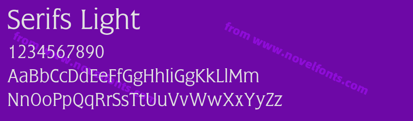 Serifs LightPreview