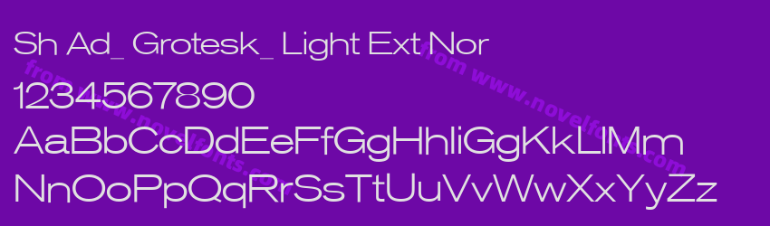 Sh Ad_ Grotesk_ Light Ext NorPreview