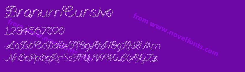 BranumCursivePreview