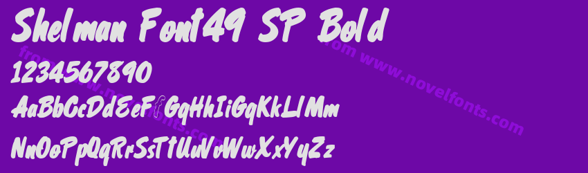 Shelman Font49 SP BoldPreview