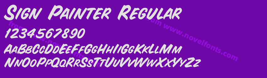 Sign Painter RegularPreview