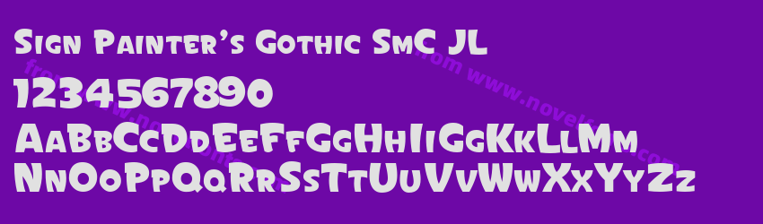 Sign Painter's Gothic SmC JLPreview