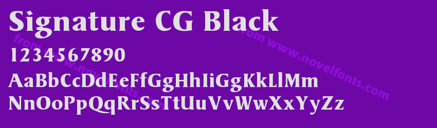 Signature CG BlackPreview