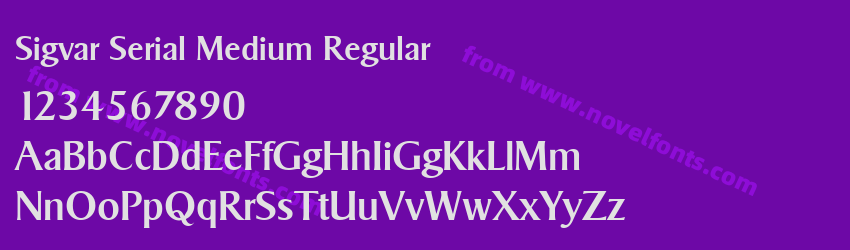 Sigvar Serial Medium RegularPreview