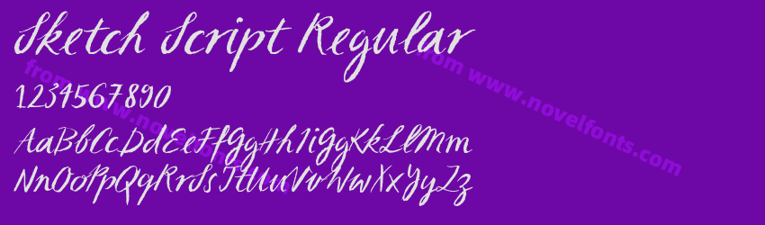 Sketch Script RegularPreview