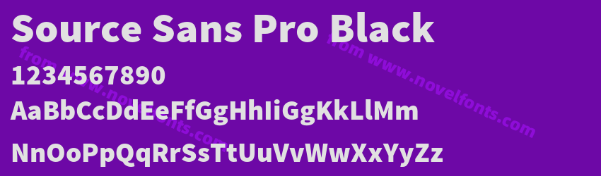 Source Sans Pro BlackPreview