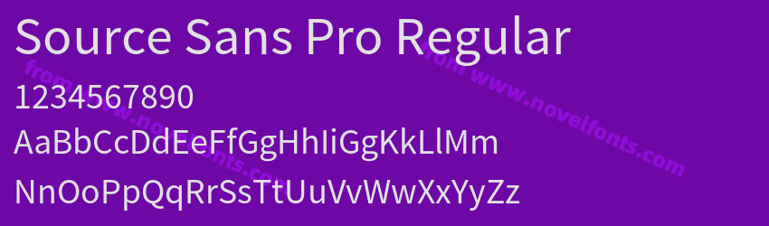 Source Sans Pro RegularPreview