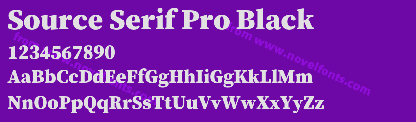 Source Serif Pro BlackPreview