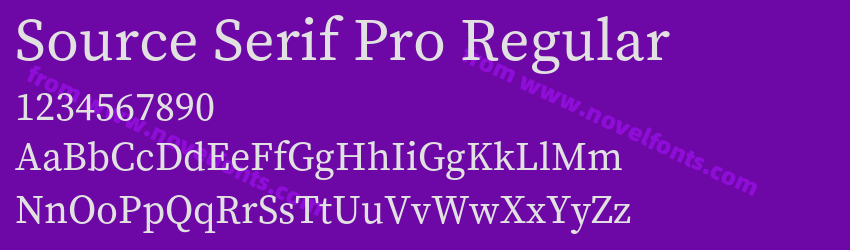 Source Serif Pro RegularPreview