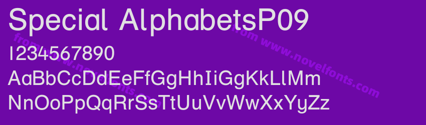 Special AlphabetsP09Preview