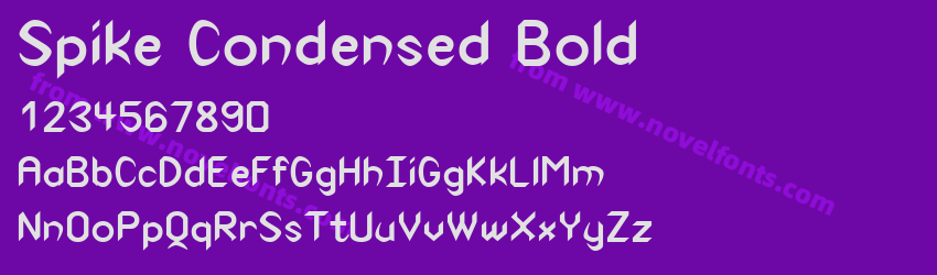 Spike Condensed BoldPreview