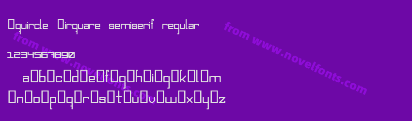 Squircle Cirquare semiserif regularPreview