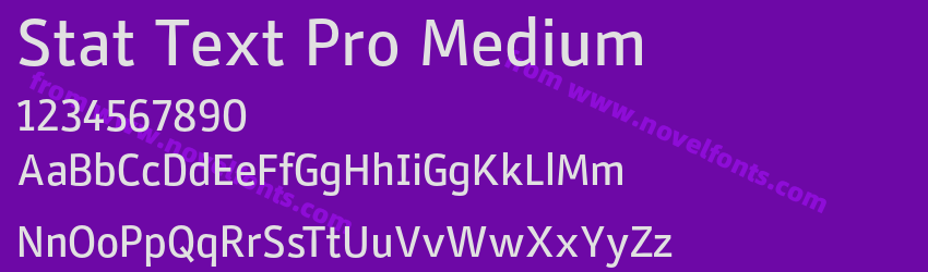 Stat Text Pro MediumPreview