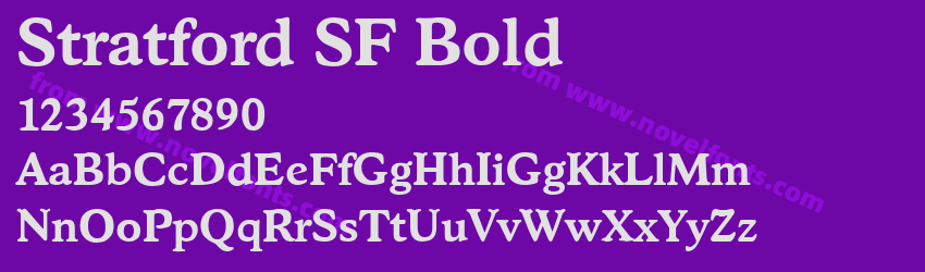 Stratford SF BoldPreview