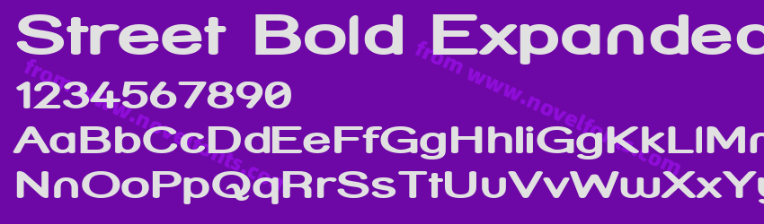 Street Bold ExpandedPreview