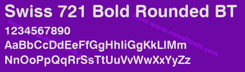 Swiss 721 Bold Rounded BTPreview