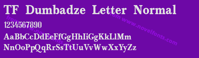 TF Dumbadze Letter NormalPreview