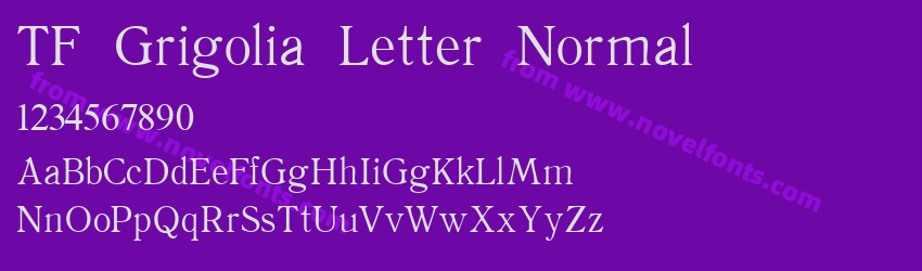 TF Grigolia Letter NormalPreview