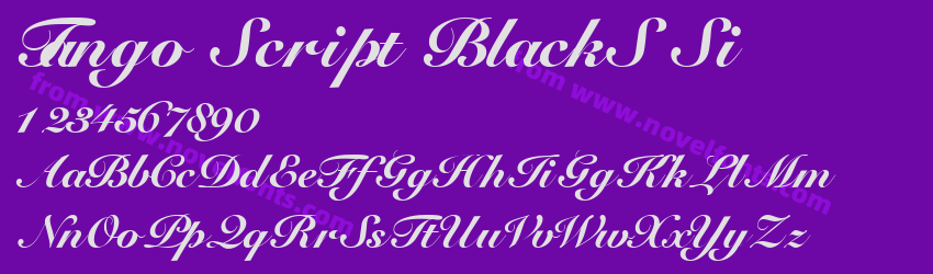 Tango Script BlackS SiPreview