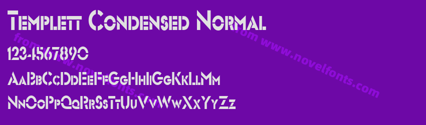 Templett Condensed NormalPreview