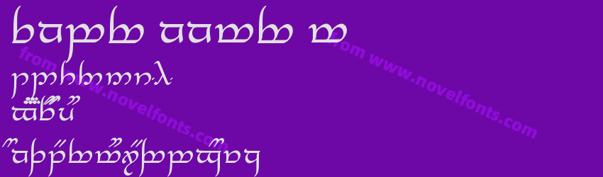 Tengwar Annatar AltPreview