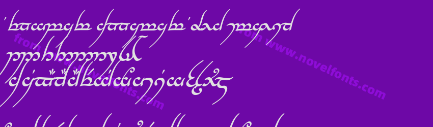 Tengwar Annatar Bold ItalicPreview