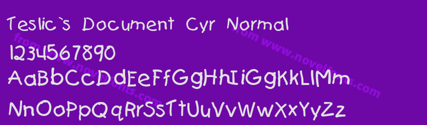 Teslic`s Document Cyr NormalPreview