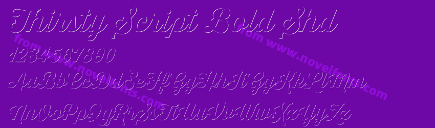 Thirsty Script Bold ShdPreview